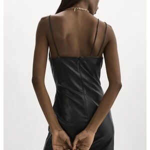 LA MARQUE LEATHER MINI DRESS